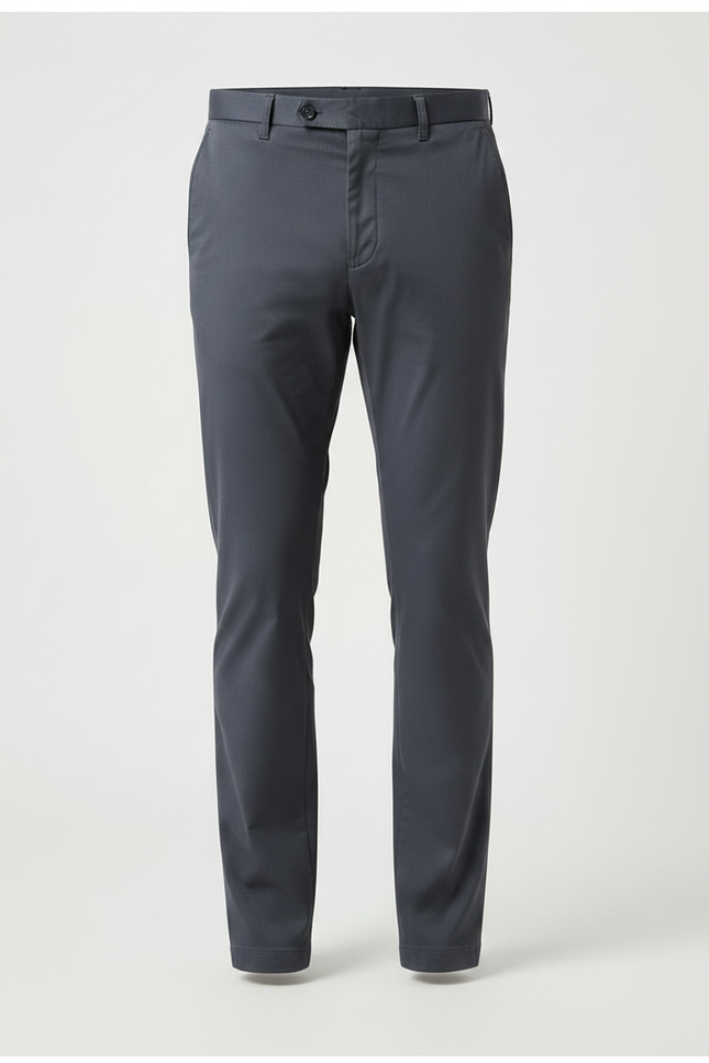 Pantalon Chino Marine - Coton - vue 3