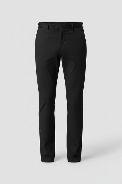 Pantalon Chino Noir Slim Homme Élégant Confortable - Gabardine - vue 3