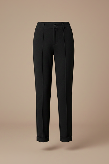 Pantalon Chino Noir Slim Coton Élégant Décontracté Enfant - vue 3