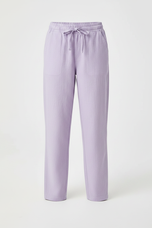 Pantalon Chino Violet - Lin - vue 3