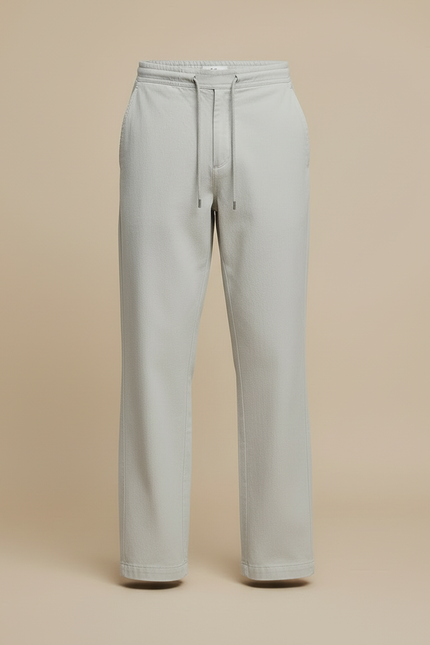 Pantalon Chino Loose Fit - Gris Coton - vue 3