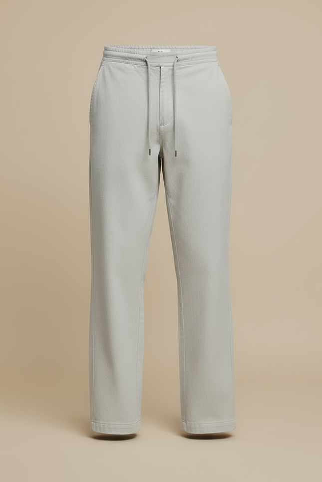 Pantalon Chino Loose Fit - Gris Coton - vue 3