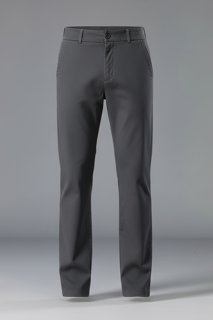 Pantalon Chino Gris Fonce Homme - Coton - vue 3