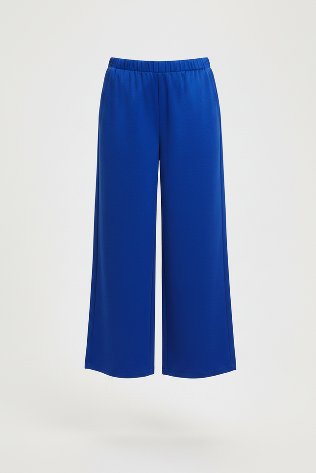 Pantalon Chino Bleu Electrique - Polyester - vue 3