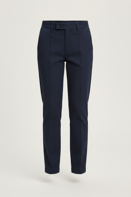 Pantalon Chino Marine Coupe Droite Élégant Enfant - Gabardine - vue 3