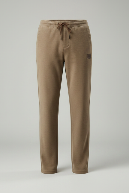 Pantalon Chino Beige Côtelé Droit Cordon Homme - Cordé - vue 3