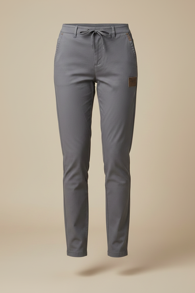 Pantalon Chino Sport - Gris Gabardine - vue 3