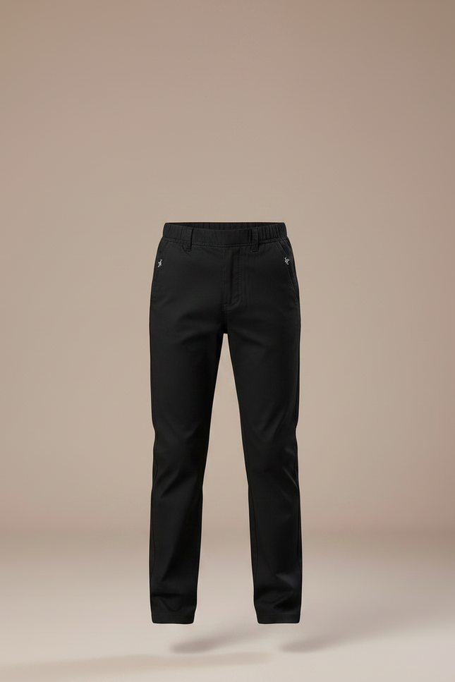 Pantalon Chino Noir Droit Coton Enfant - vue 3