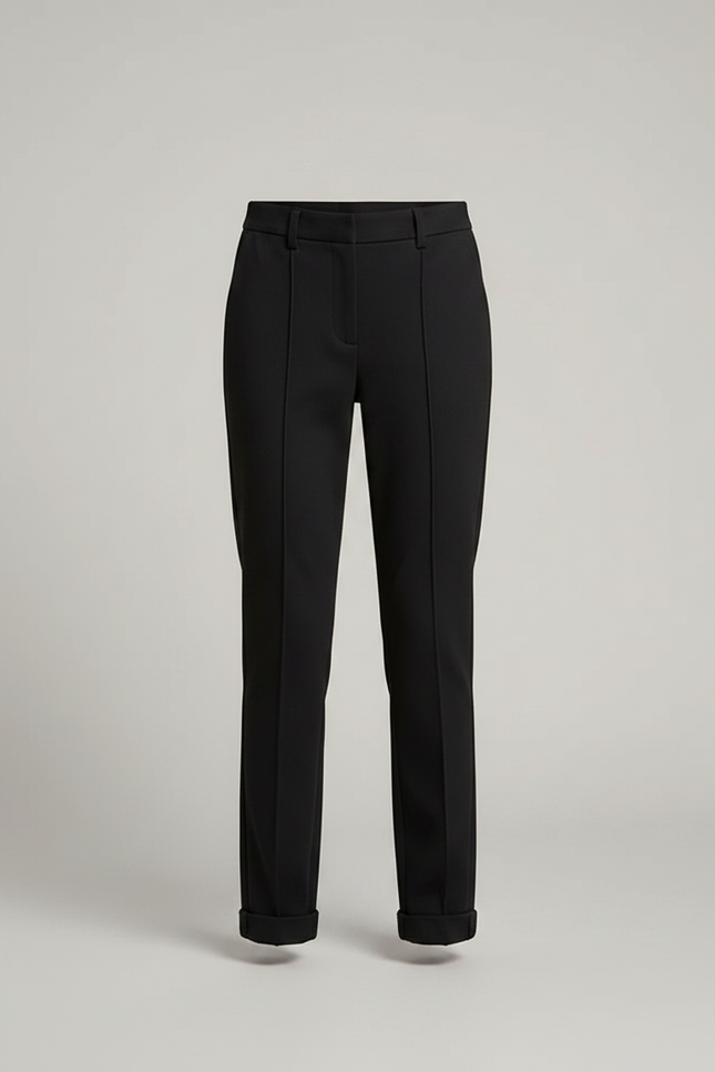 Pantalon Chino Noir Droit Coton Élégant Enfant - vue 3