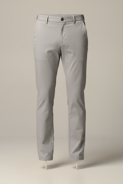 Pantalon Golf Chino - Gris Polyester - vue 3