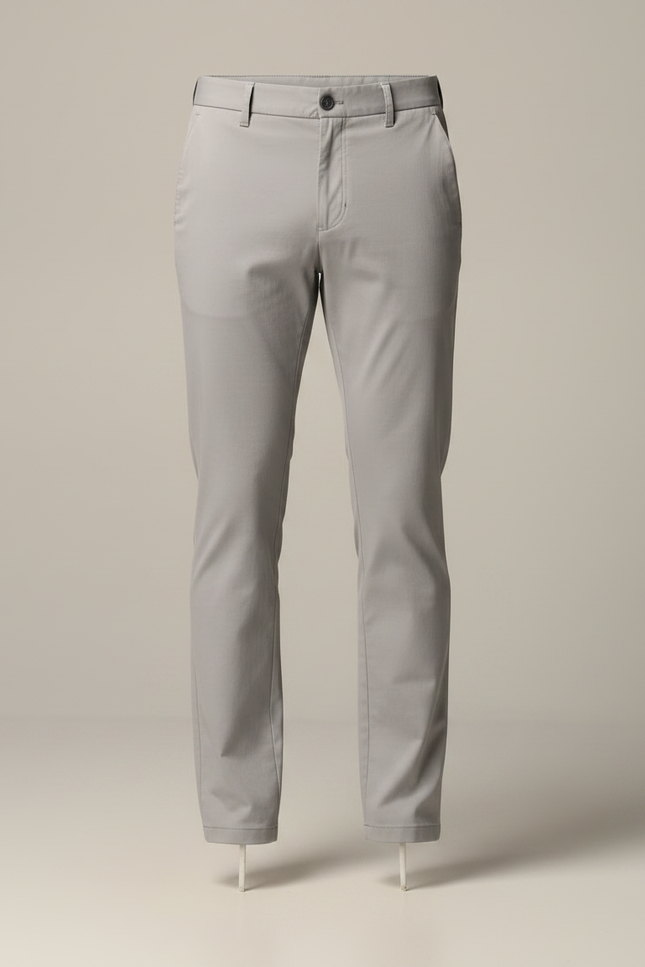 Pantalon Golf Chino - Gris Polyester - vue 3