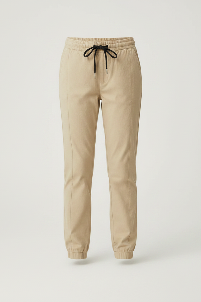 Pantalon Chino Beige Cordon Décontracté Fille - Gabardine - vue 3