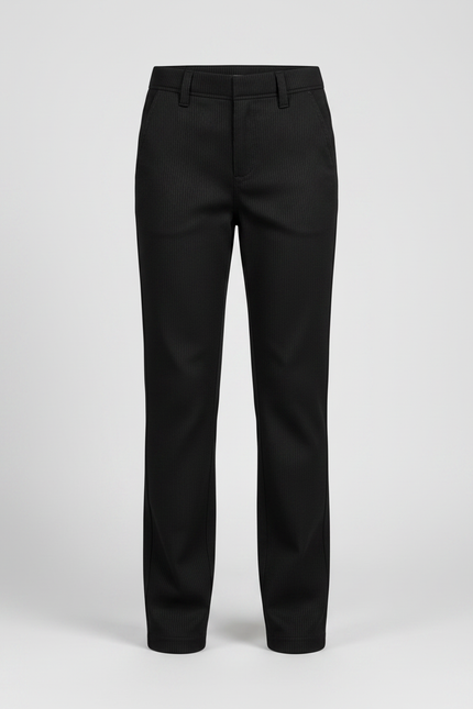 Pantalon Chino Raye - Noir Cordé - vue 3