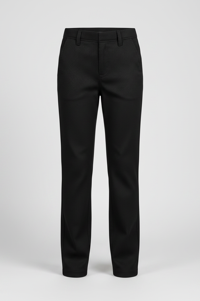 Pantalon Chino Raye - Noir Cordé - vue 3