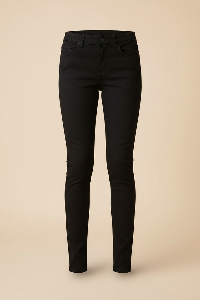Pantalon Chino Noir Slim Coton Enfant Décontracté - vue 3