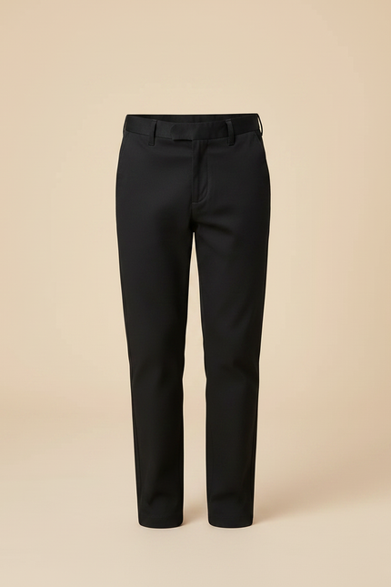 Pantalon Chino Noir Coupe Droite Casual Enfant - Coton - vue 3
