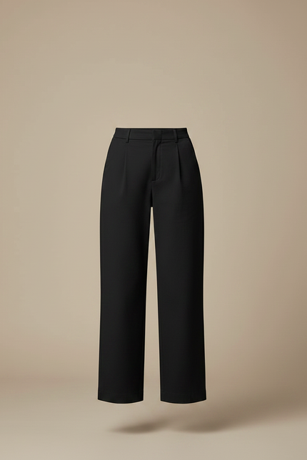 Femme Pantalon Chino - Noir Gabardine - vue 3