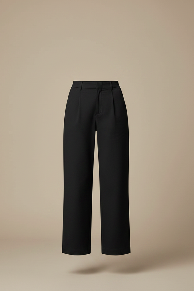 Femme Pantalon Chino - Noir Gabardine - vue 3
