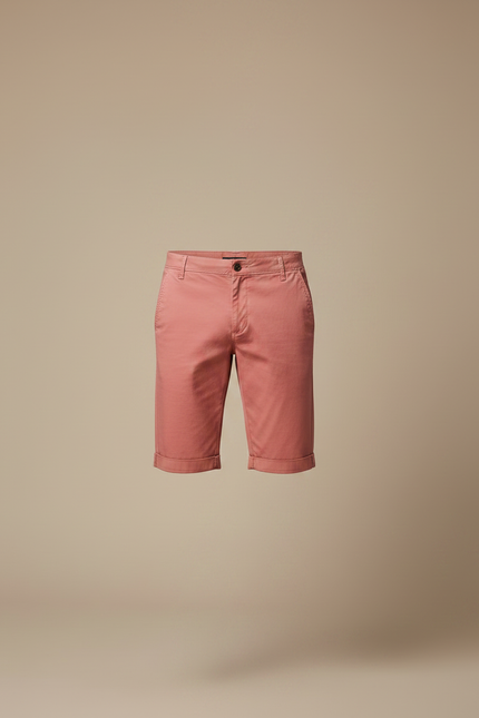 Pantalon Chino Rose Coton Décontracté Été Homme - vue 3