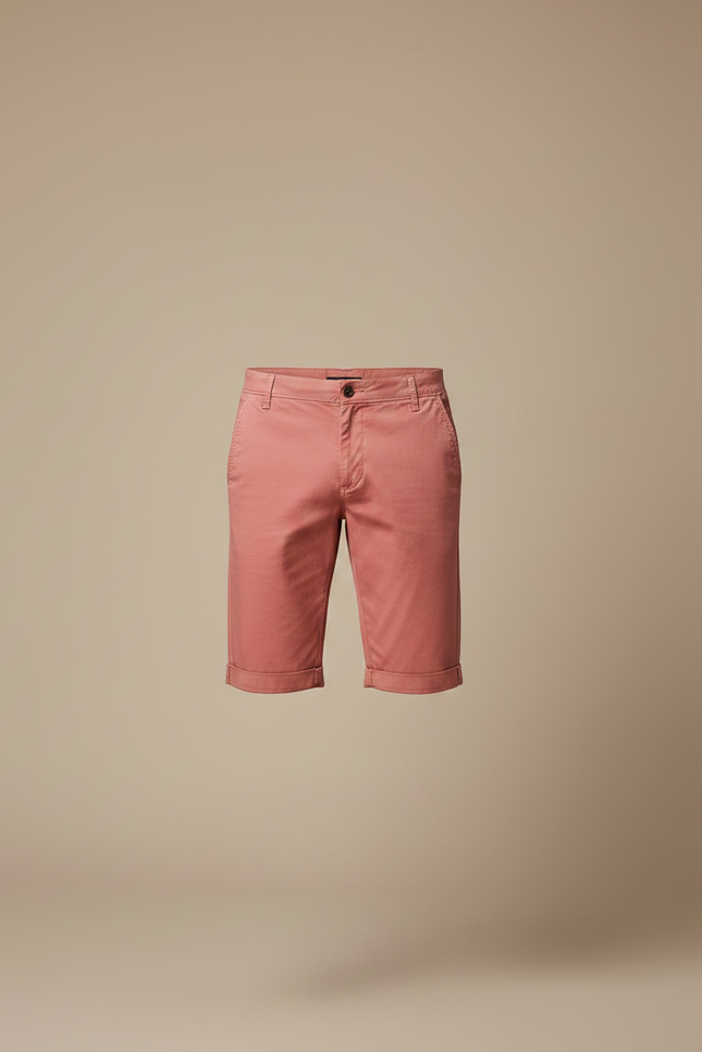 Pantalon Chino Rose Coton Décontracté Été Homme - vue 3