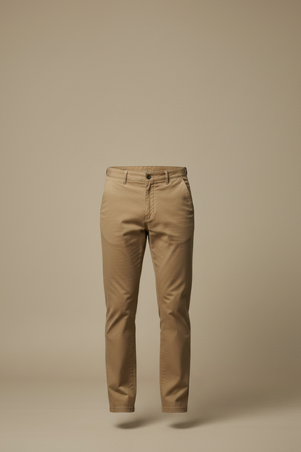 Pantalon Chino Homme Kaki Tapered - Gabardine - vue 3