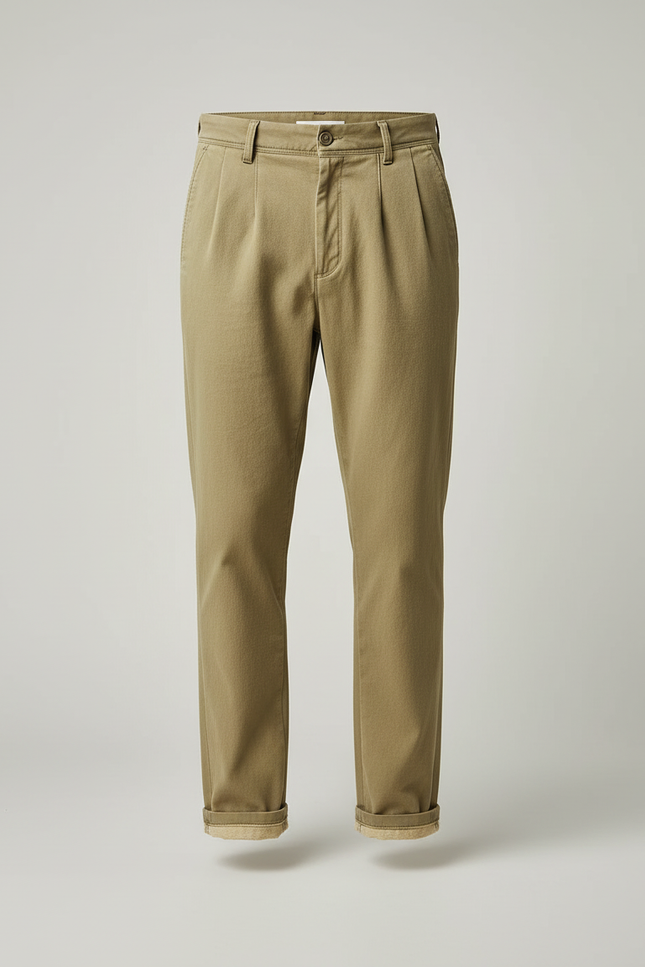 Pantalon Chino Kaki - Coton - vue 3