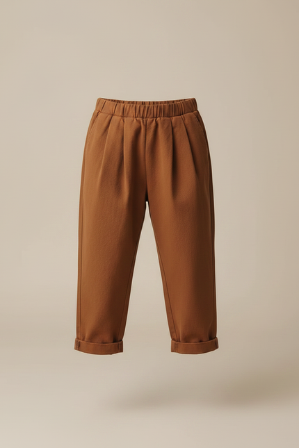Pantalon Chino Terracotta - Marron Molleton - vue 3