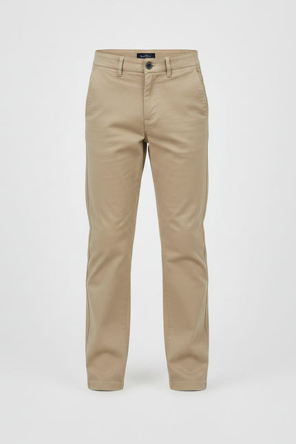 Pantalon Chino Beige Garcon - Coton - vue 3