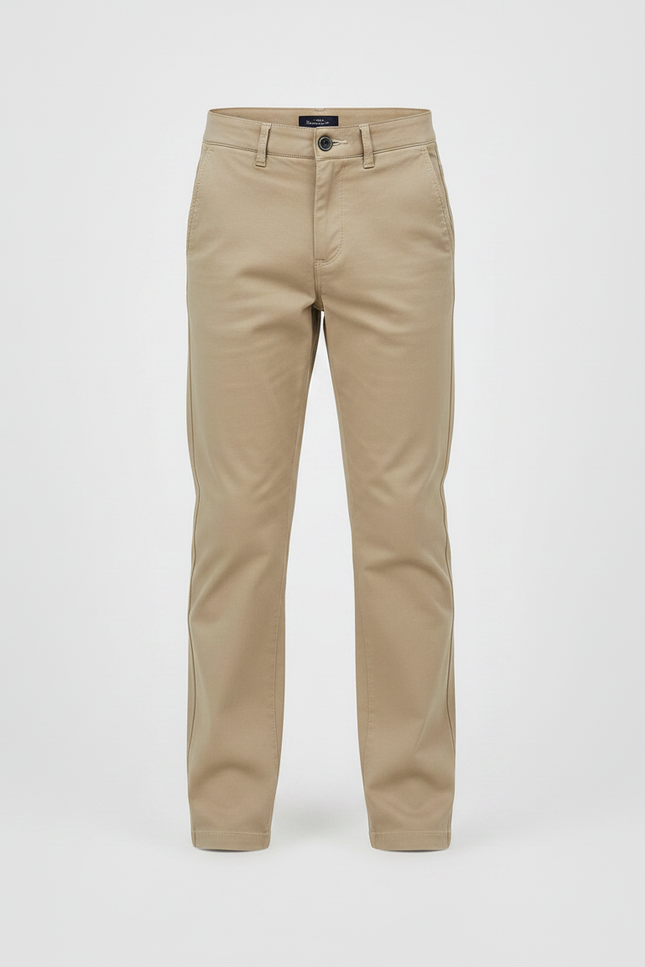 Pantalon Chino Beige Garcon - Coton - vue 3