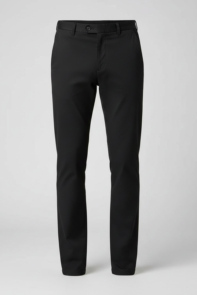 Pantalon Chino Slim Noir Homme - Coton - vue 3