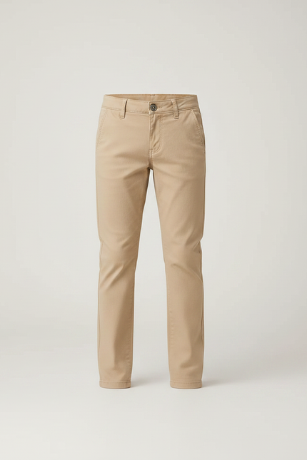 Pantalon Coupe Chino - Beige Gabardine - vue 3