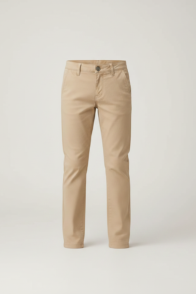 Pantalon Coupe Chino - Beige Gabardine - vue 3